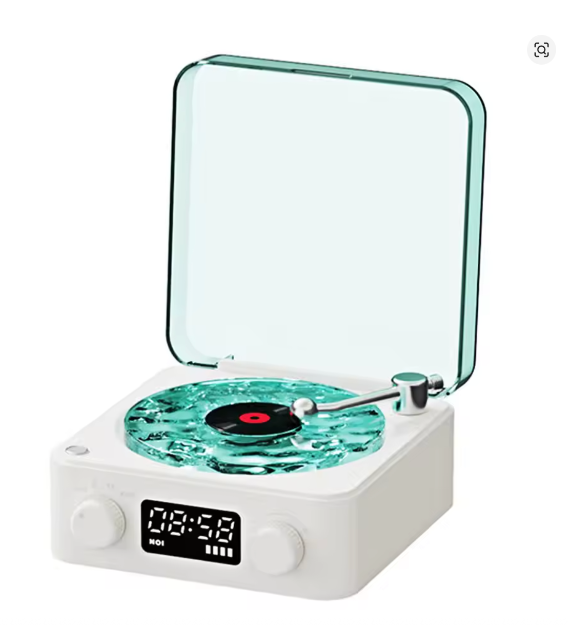 Mini Retro White Noise Bluetooth Speaker Portable Vintage Sleep Aid Bluetooth Speaker Subwoofer With RGB Light Support TF Card