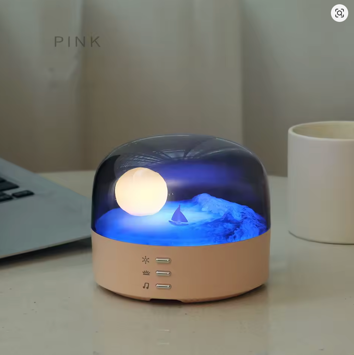 Mini Portable Bluetooth Speaker Ambient Light High Quality Sound Bluetooth Music Box with Dimming Soft Light Wireless Music Play