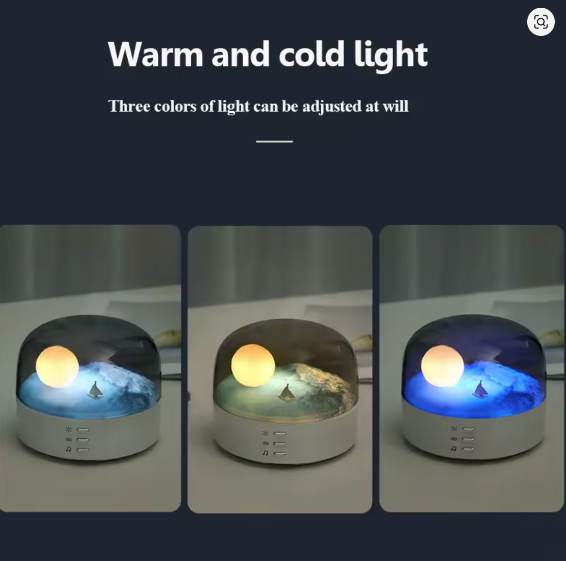 Mini Portable Bluetooth Speaker Ambient Light High Quality Sound Bluetooth Music Box with Dimming Soft Light Wireless Music Play