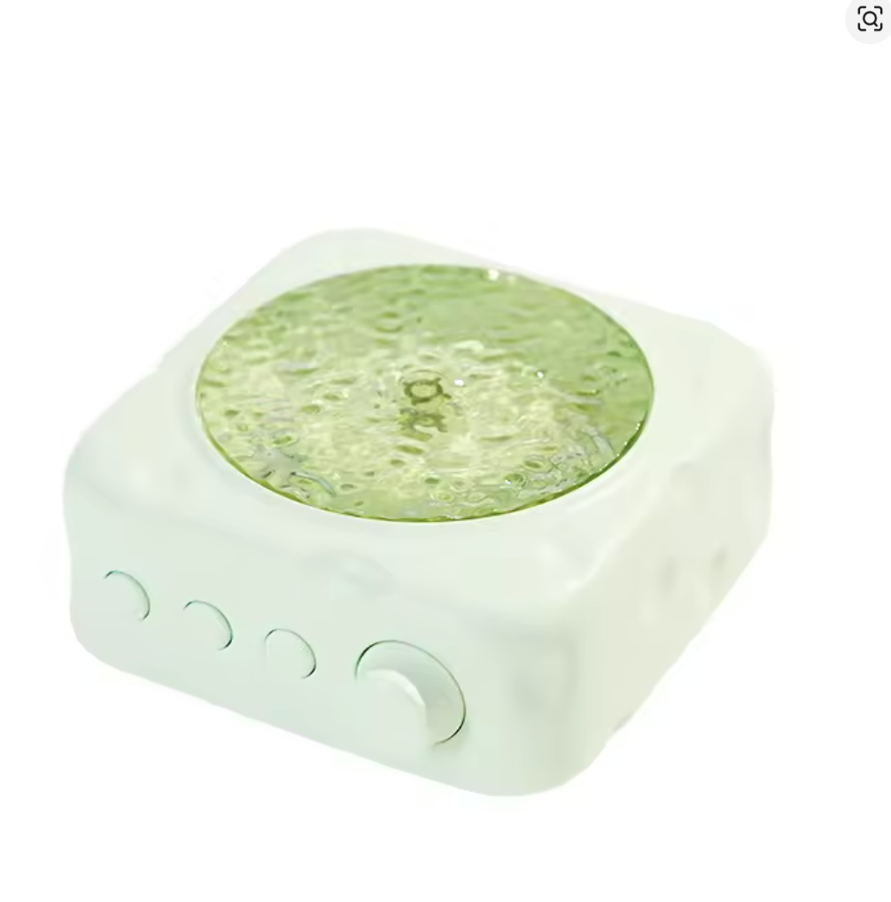 Portable Wave Projection Light Bluetooth Speaker RGB Atmosphere Light Hifi Audio System Wireless MP3 Music Player Birthday Gift