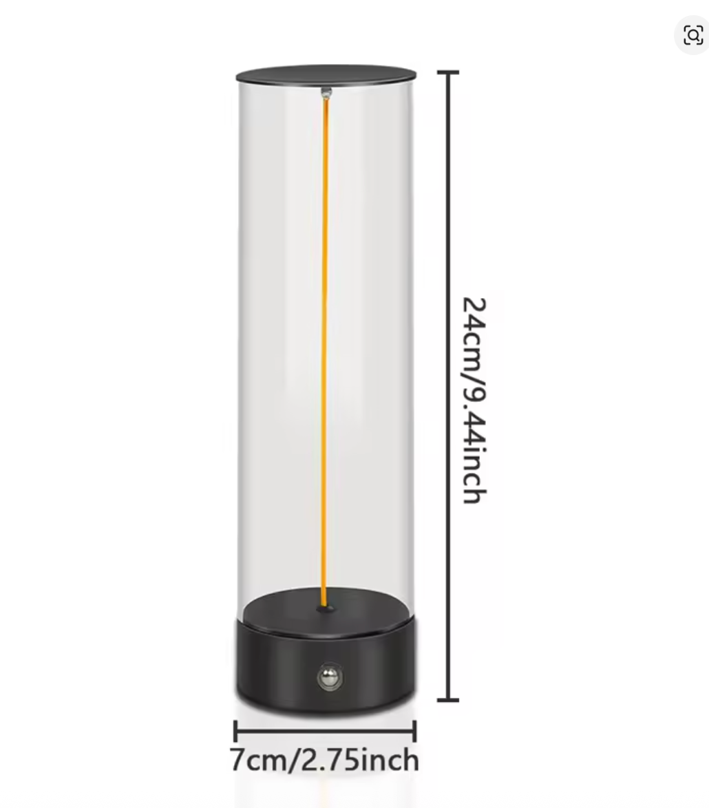 Cordless Portable LED Table Lamp Rechargeable Design Magnetic Desk Lamp with Touch Sensor Three-Level Dimmable For Bedroom Light