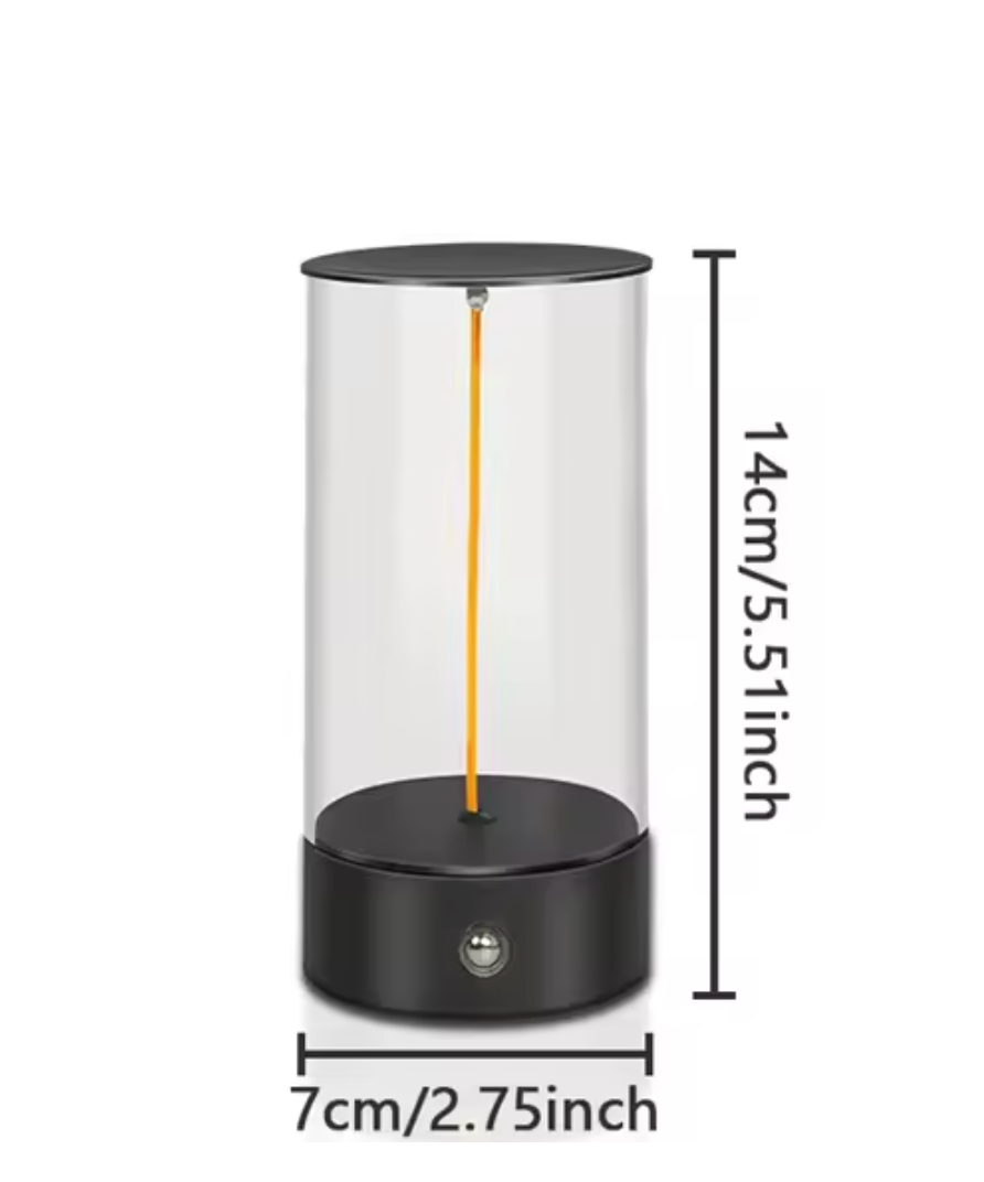 Cordless Portable LED Table Lamp Rechargeable Design Magnetic Desk Lamp with Touch Sensor Three-Level Dimmable For Bedroom Light
