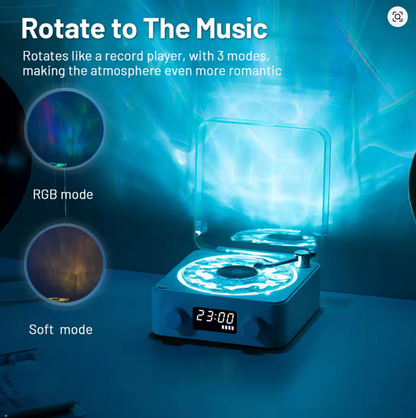 Mini Retro White Noise Bluetooth Speaker Portable Vintage Sleep Aid Bluetooth Speaker Subwoofer With RGB Light Support TF Card