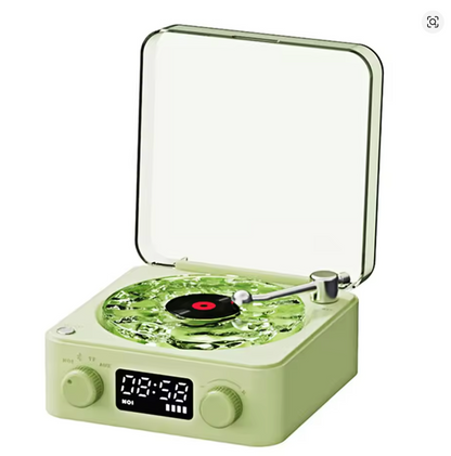 Mini Retro White Noise Bluetooth Speaker Portable Vintage Sleep Aid Bluetooth Speaker Subwoofer With RGB Light Support TF Card