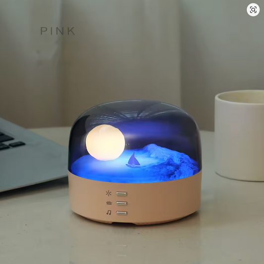 Mini Portable Bluetooth Speaker Ambient Light High Quality Sound Bluetooth Music Box with Dimming Soft Light Wireless Music Play