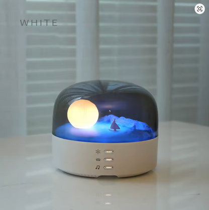 Mini Portable Bluetooth Speaker Ambient Light High Quality Sound Bluetooth Music Box with Dimming Soft Light Wireless Music Play