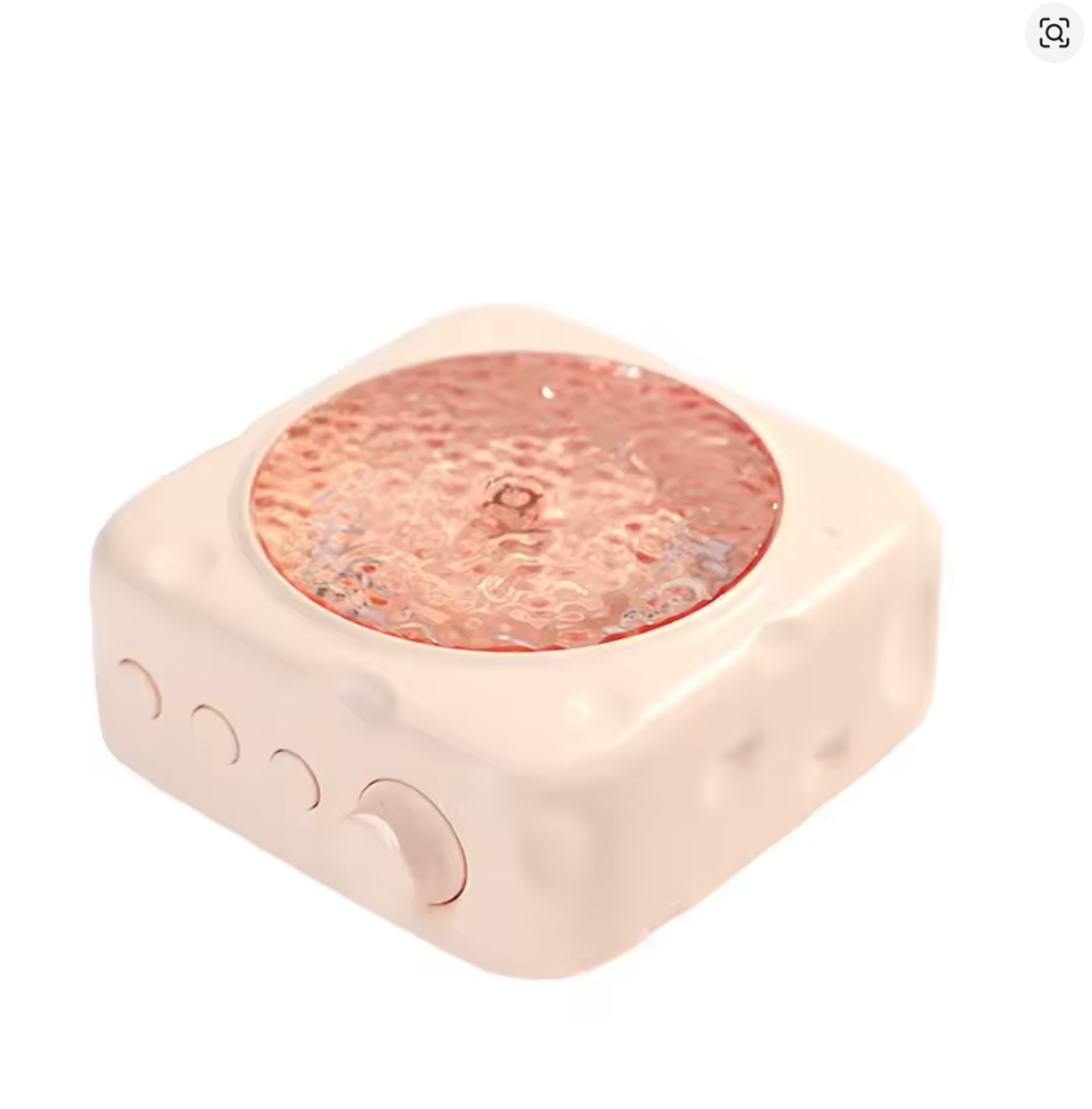 Portable Wave Projection Light Bluetooth Speaker RGB Atmosphere Light Hifi Audio System Wireless MP3 Music Player Birthday Gift
