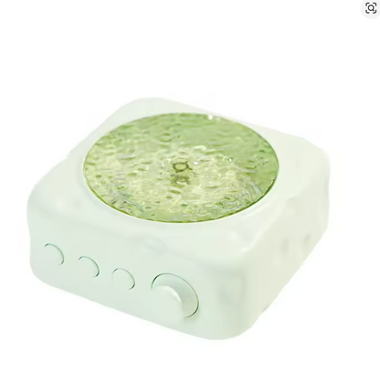 Portable Wave Projection Light Bluetooth Speaker RGB Atmosphere Light Hifi Audio System Wireless MP3 Music Player Birthday Gift