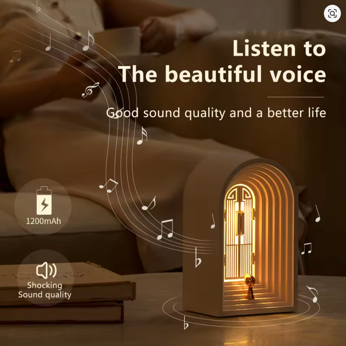 New creative Nordic Night Light, Mobile Phone, Bluetooth Speaker, Atmosphere, Warm Light, Desk Lamp, Bedroom Gift For Boys